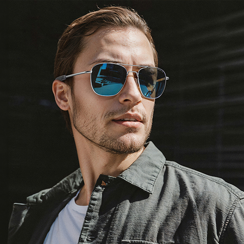 Men's Aviator Military Sunglasses