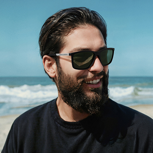 Men's Rectangle Polarized Sunglasses