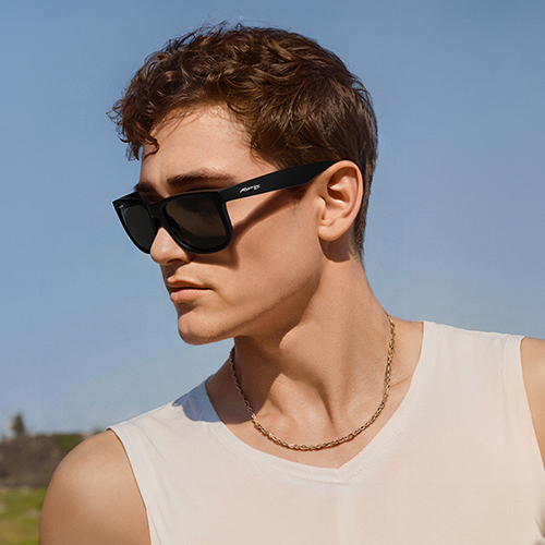 Men's Rectangular Polarized Sunglasses