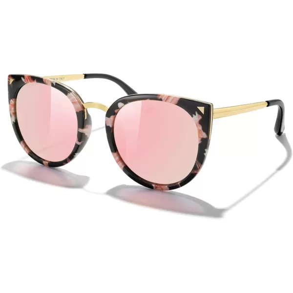 MERRYS Girls Cat Eye Sunglasses for kids Children Polarized Sunglasses S7001Pattern FrameGold MetalPink Mirror Lens