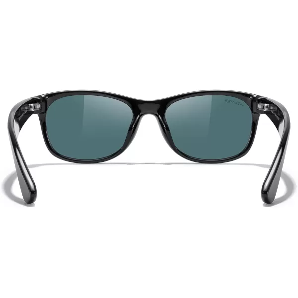 MERRYS Polarized Unisex Shades Sunglasses for Men and Women Vintage Polarized Sun Glasses Mirror LensBlack FrameRed Mirror Lens