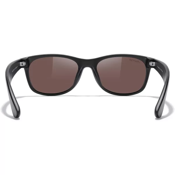 MERRYS Polarized Unisex Shades Sunglasses for Men and Women Vintage Polarized Sun Glasses Mirror LensMatte Black FrameBlue Mirror Lens