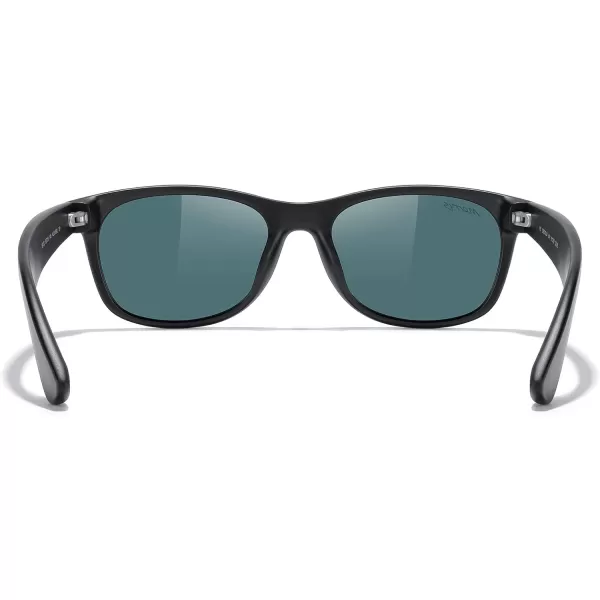 MERRYS Polarized Unisex Shades Sunglasses for Men and Women Vintage Polarized Sun Glasses Mirror LensMatte Black FramePink Mirror Lens