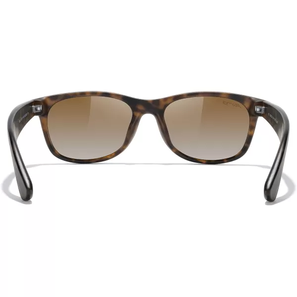 MERRYS Polarized Unisex Shades Sunglasses for Men and Women Vintage Polarized Sun Glasses Mirror LensMatte Leopard FrameBrown Gradient Lens