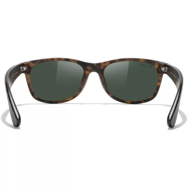 MERRYS Polarized Unisex Shades Sunglasses for Men and Women Vintage Polarized Sun Glasses Mirror LensMatte Leopard FrameG15 Lens