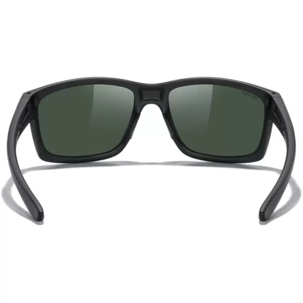 MERRYS Sports Polarized Sunglasses For Men Women Cycling Running Driving Golf Fishing UV400 Protection S9266Matte Black FrameG15 Polarized Lens