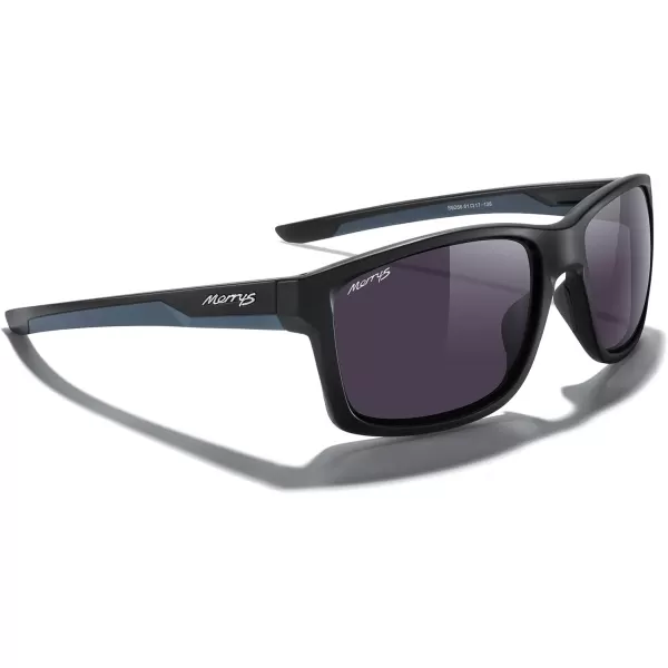 MERRYS Sports Polarized Sunglasses For Men Women Cycling Running Driving Golf Fishing UV400 Protection S9266Matte Black FrameViolet Polarized Lens