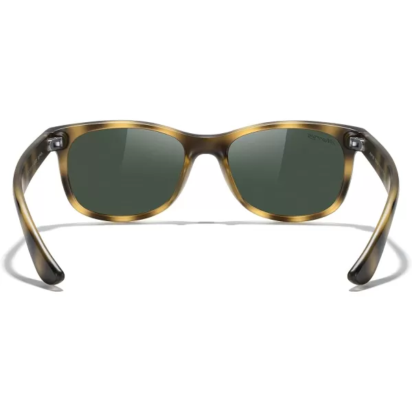 MERRYS Unisex Kids Polarized Sunglasses for kids Children Polarized Retro Sunglasses Age 312Matte Leopard FrameG15 Lens