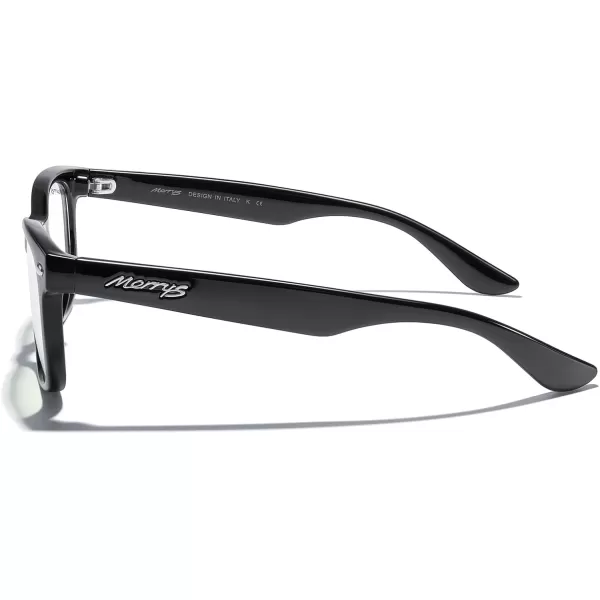MERRYS Unisex Kids Polarized Sunglasses for kids Children Polarized Retro Sunglasses Age 312Zblack FrameAntiblue Light Lens