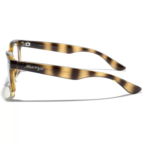 MERRYS Unisex Kids Polarized Sunglasses for kids Children Polarized Retro Sunglasses Age 312Zleopard FrameAntiblue Light Lens