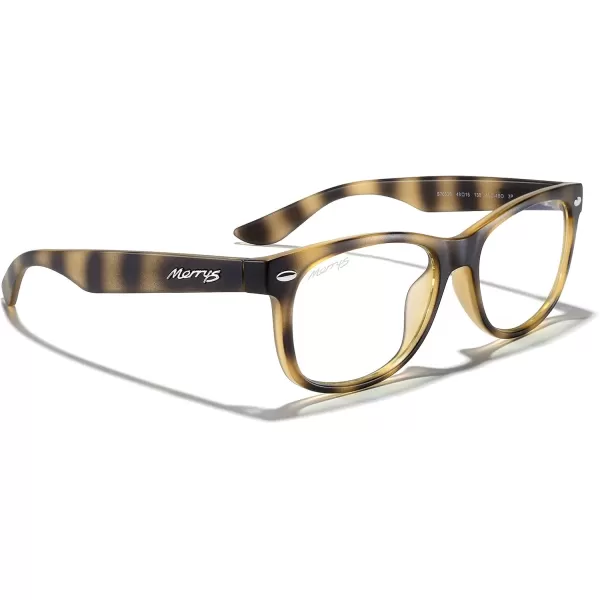 MERRYS Unisex Kids Polarized Sunglasses for kids Children Polarized Retro Sunglasses Age 312Zmatte Leopard FrameAntiblue Light Lens