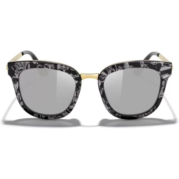 MERRYS Girls Cat Eye Sunglasses for kids Children Polarized Sunglasses S7001Zpattern FrameGold MetalSilver Mirror Lens