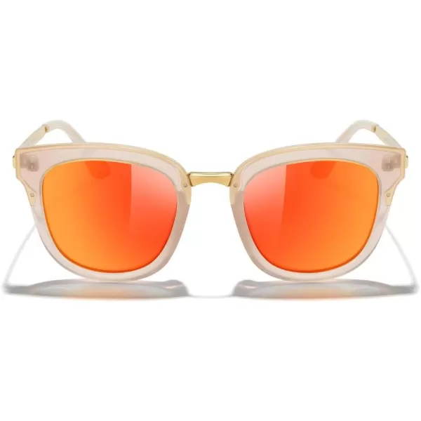 MERRYS Girls Cat Eye Sunglasses for kids Children Polarized Sunglasses S7001Ztra Pink FrameGold MetalRed Mirror Lens