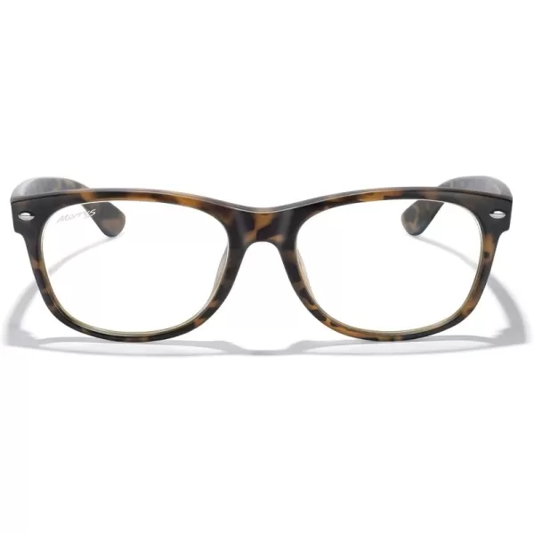 MERRYS Polarized Unisex Shades Sunglasses for Men and Women Vintage Polarized Sun Glasses Mirror LensZmatte Leopard FrameAntiblue Light Lens