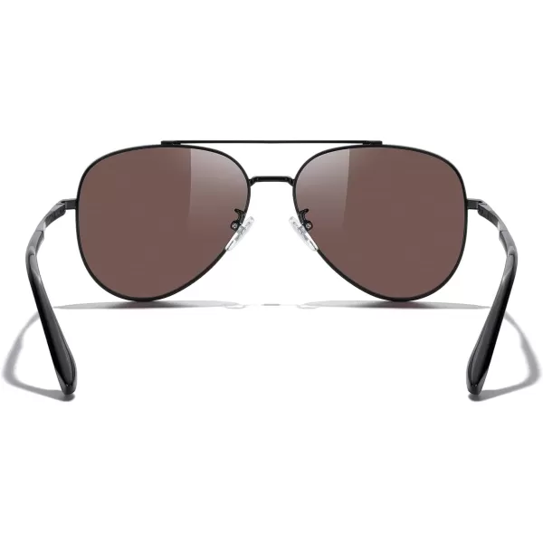 MERRYS Classic Mirrored Aviator Sunglasses for Men Women Polarized Driving Fishing Mens SunglassesBlack FrameBlue Mirror Lens