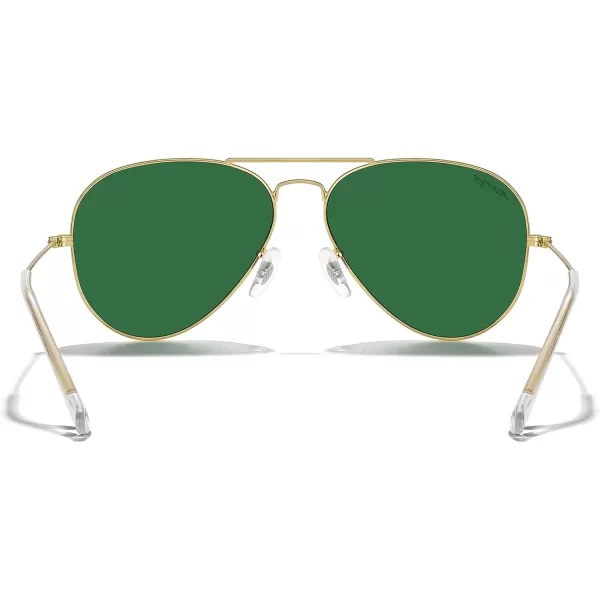 MERRYS Classic Polarized Aviator Sunglasses for Men Women S6025Polished Gold FrameCyclamen Lens