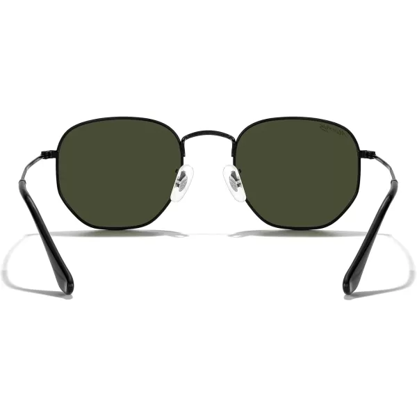 MERRYS Classic Polarized Sunglasses for Women Men Vintage Polygon Square Shades S6548Black FrameG15 Lens