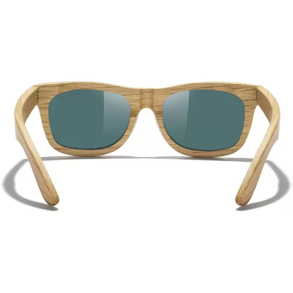 MERRYS Men Wooden Polarized Sunglasses 100 UV vintage Eyewear S5140Red