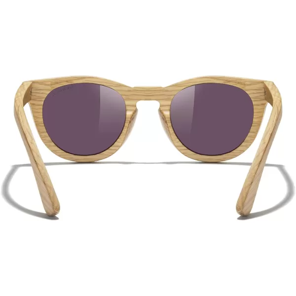 MERRYS Polarized Wooden Coated Floating Sunglasses MensWomens vintage Eyewear S5268Blue