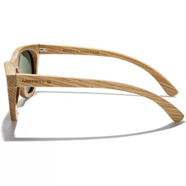 MERRYS Polarized Wooden Coated Floating Sunglasses MensWomens vintage Eyewear S5268Purple