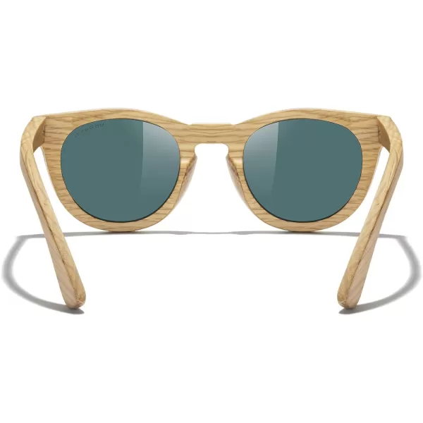MERRYS Polarized Wooden Coated Floating Sunglasses MensWomens vintage Eyewear S5268Red