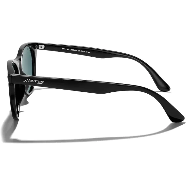 MERRYS Retro Round Polarized Sunglasses for Women Fashion Trendy Shades S6185Black FramePink Mirror Polarized Lens