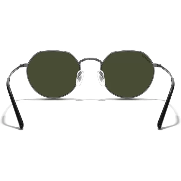 MERRYS Round Polygon Metal Polarized Sunglasses for Women Men Retro Classic Vintage Shades S6565Gunmetal FrameG15 Lens