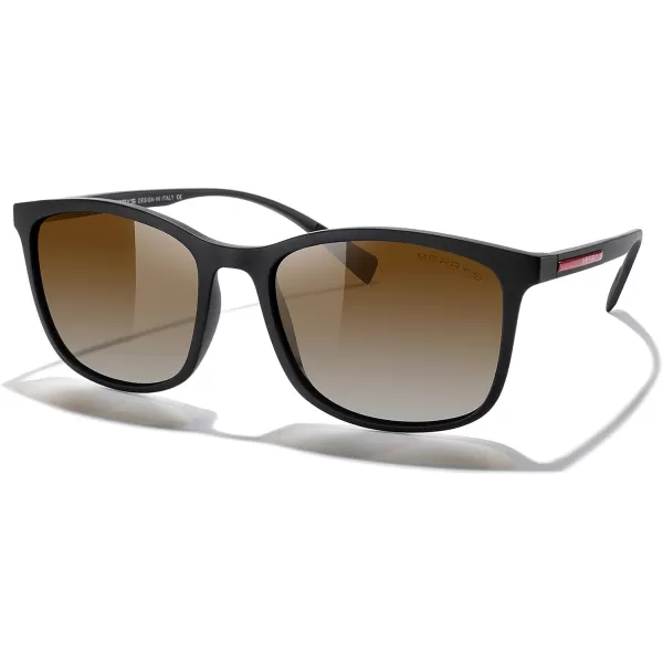 MERRYS Square Polarized Sunglasses for Men Women Ultralight Shades Driving Fishing Golf UV400 S8668Brown FrameBrown Gradient LensRed Temples