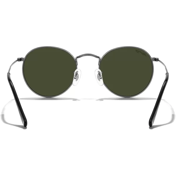 MERRYS Trendy Round Metal Polarized Sunglasses for Women and Men Retro Classic Vintage Shades S6447Gunmetal FrameG15 Lens
