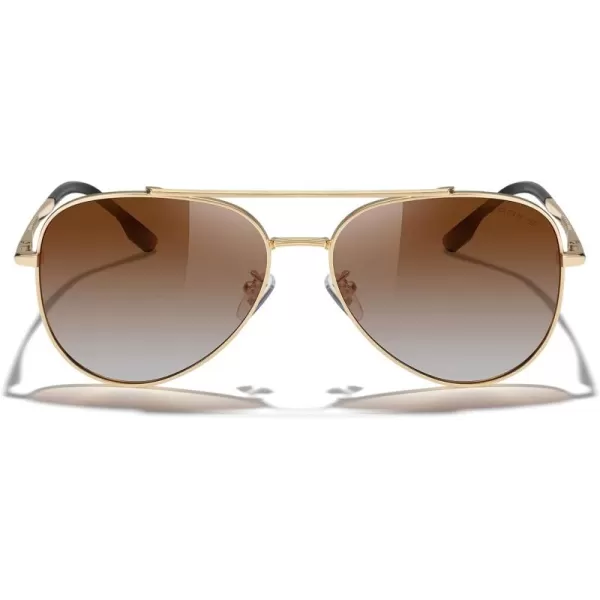 MERRYS Classic Mirrored Aviator Sunglasses for Men Women Polarized Driving Fishing Mens SunglassesGold FrameBrown Gradient Lens