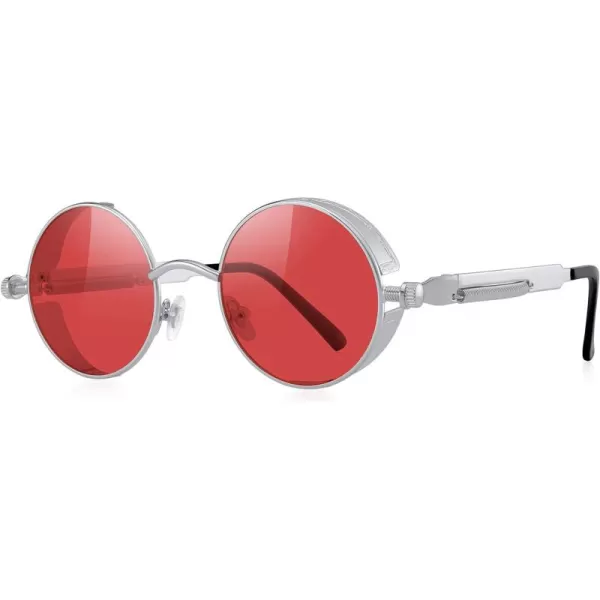 Silver&red
