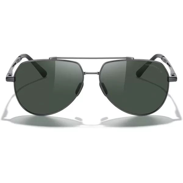 MERRYS Men Classic Pilot Sunglasses for Men Women  Polarized Driving Sun glasses Mirrored Lens UV 400 Protection 58 MMAgray FrameG15 Lens