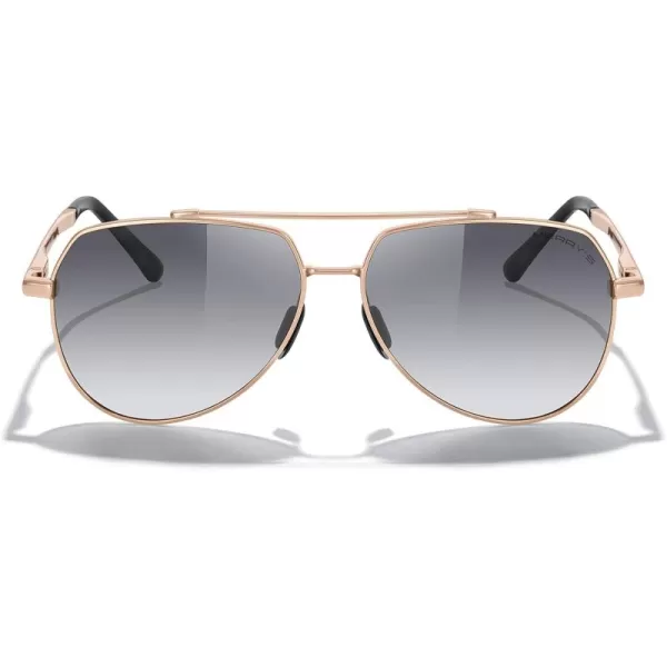 MERRYS Men Classic Pilot Sunglasses for Men Women  Polarized Driving Sun glasses Mirrored Lens UV 400 Protection 58 MMArose Gold FrameBlack Gradient Lens
