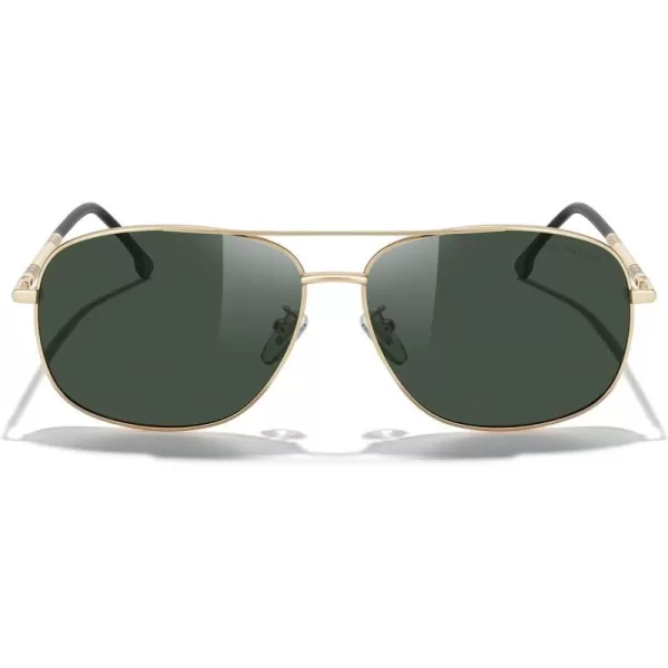 MERRYS Rectangular Polarized Sunglasses for Men Classic Driving Shades UV400 ProtectionGold FrameG15 Lens