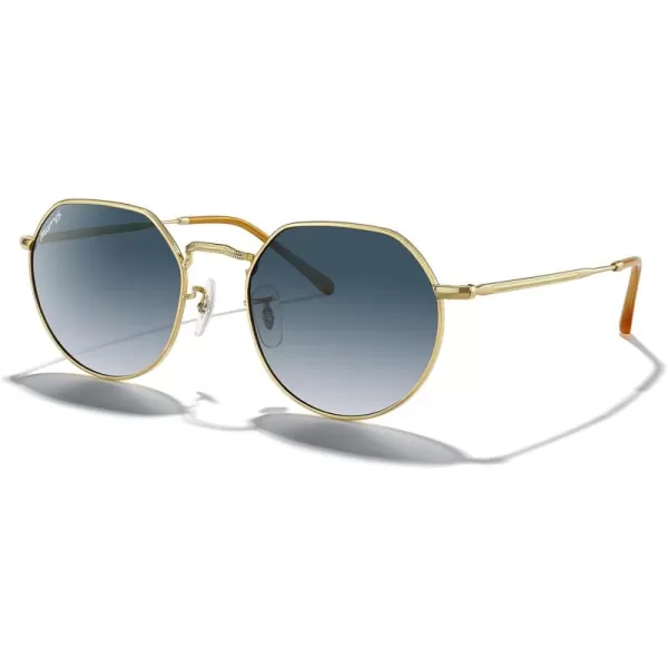 Polished Gold Frame/Blue Gradient Lens