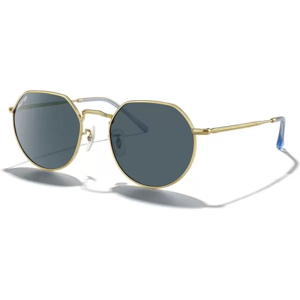 Polished Gold Frame/Blue Lens