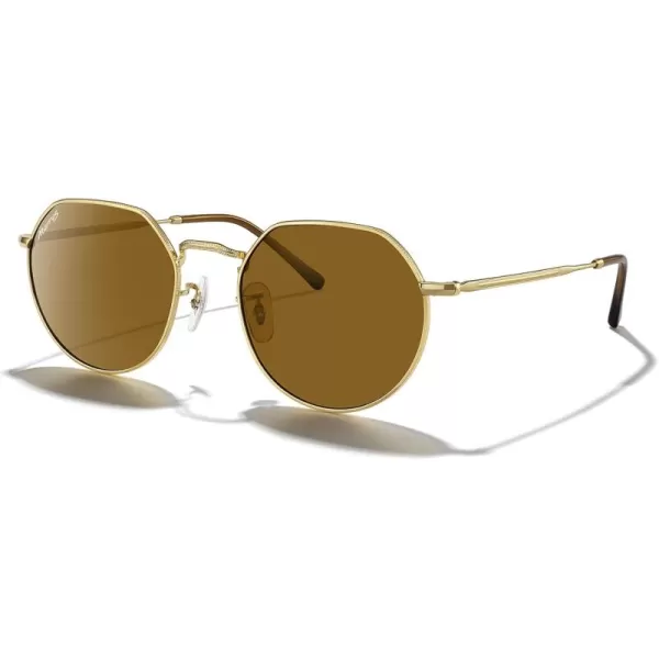 Polished Gold Frame/Brown Lens