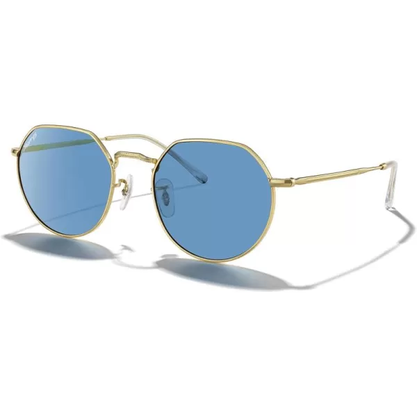 Polished Gold Frame/Light Blue Lens