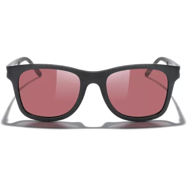 MERRYS Unisex Polarized Sunglasses for lovers Lightweight TR90 Frame Square Sun Glasses for MenWomenBlack FrameRed LensRed Temples