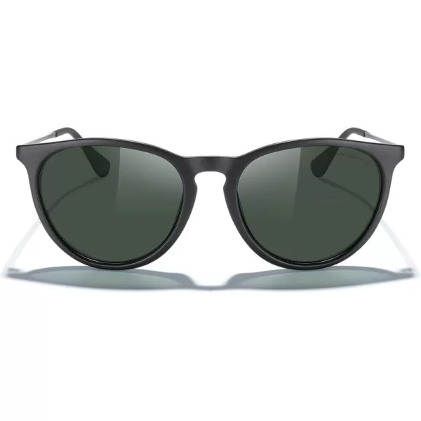 MERRYS Vintage Polarized Sunglasses for Women Men Retro Round Mirrored Lens Sun glasses UV400Matte Black FrameG15 LensBlack Legs