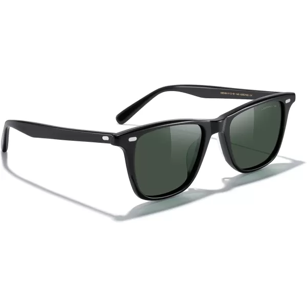 MERRYS Square Polarized Sunglasses Unisex Acetate Sunglasses for MenWomen