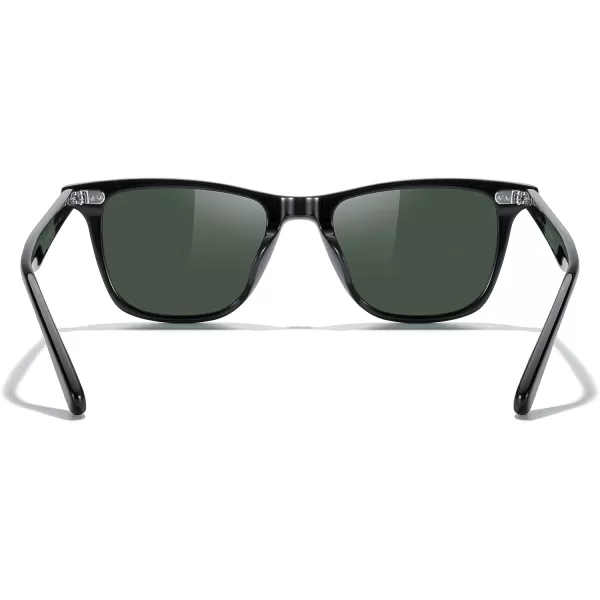 MERRYS Square Polarized Sunglasses Unisex Acetate Sunglasses for MenWomen