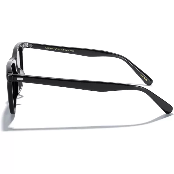 MERRYS Square Polarized Sunglasses Unisex Acetate Sunglasses for MenWomen