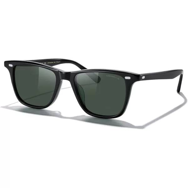 MERRYS Square Polarized Sunglasses Unisex Acetate Sunglasses for MenWomen