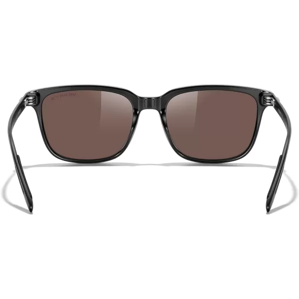 MERRYS Unisex Rectangle Polarized Sunglasses Vintage Sun Glasses For MenWomen Aluminum LegsBlack FrameBlue Mirror LensBlack Temples