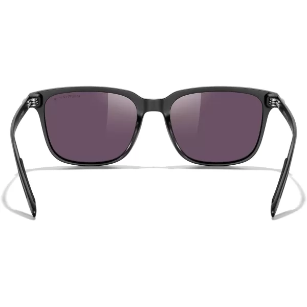 MERRYS Unisex Rectangle Polarized Sunglasses Vintage Sun Glasses For MenWomen Aluminum LegsMatte Black FrameGreen Mirror LensBlack Temples