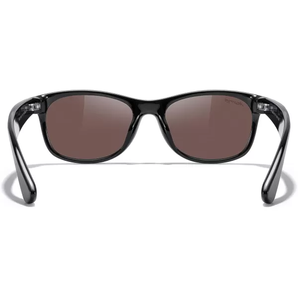 MERRYS Polarized Unisex Shades Sunglasses for Men and Women Vintage Polarized Sun Glasses Mirror LensBlack FrameBlue Mirror Lens