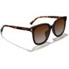 imageMERRYS Modern Oversized Square Acetate Sunglasses for Women and Men UV400 Polarized Sunglasses S6196Leopard FrameBrown Gradient Lens