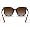 imageMERRYS Modern Oversized Square Acetate Sunglasses for Women and Men UV400 Polarized Sunglasses S6196Leopard FrameBrown Gradient Lens