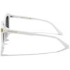 imageMERRYS Modern Oversized Square Acetate Sunglasses for Women and Men UV400 Polarized Sunglasses S6196White FrameBlack Lens